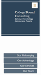 Mobile Screenshot of collegeboundconsulting.com